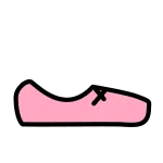 Ballet Shoes SVG Icon